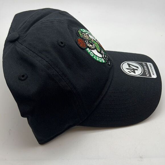 Boston Celtics '47 Clean Up Adjustable Hat - Black- NWT‎ - Picture 2 of 6